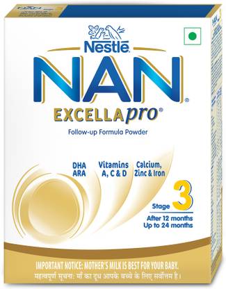Nestle Nan Excella Pro 3 Powder Followup Formula (After 12 months upto 24 months)