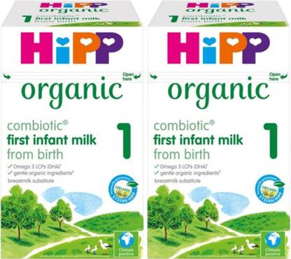 Hipp Organic First Infant Milk (2 x 800g) Combo Saver Pack, EU-made Formula