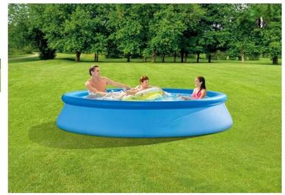 Intelligent Intex (IND*99) 12FT Easy Set Pool With Water Filter Inflatable Swimming Pool