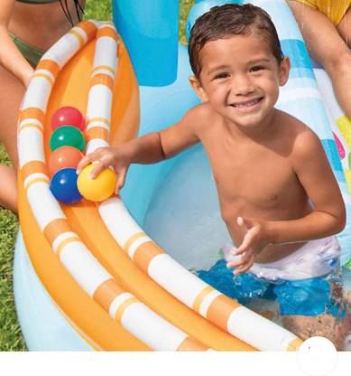 Intelligent Play center (IND*19) Caramelle 57144 Intex Bambini With Pump Inflatable Swimming Pool