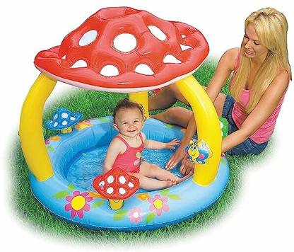 Sonpal Inflatable Baby Mushroom Paddling Pool Swimming Float Summer Outdoors Inflatable Swimming Pool