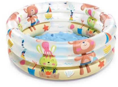 INTEX 2 Feet Beach Buddies Baby Pool Inflatable Swimming Pool