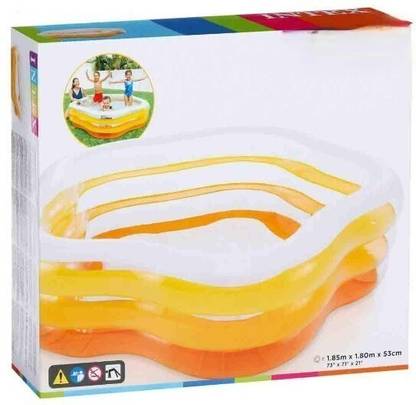 Intelligent Intex Wading Pool Sunmer Swim Centre 56495 Intex Quality With Pump Inflatable Swimming Pool