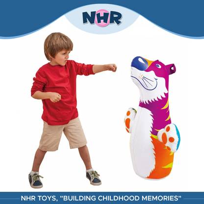 NHR Hit Me Inflated Water Filled Base Toy for Kids Inflatable HitMe Toys