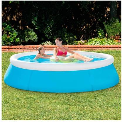 Intelligent Intex 8 Feet X 30 Inch Easy Set up Above Ground Swimming With Free Pump Inflatable Swimming Pool