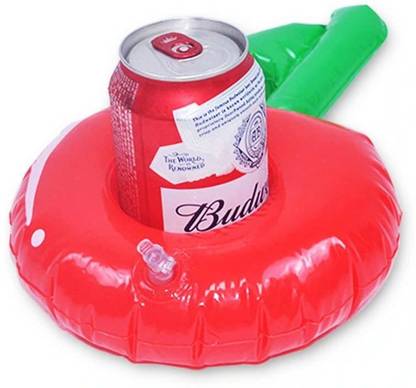 NYRWANA DELIVERING SMILES IN INIDA Inflatable Cherry Shape Drink Holders Inflatable Pool Party 6Pc Drink Floats Inflatable Inflatable Toy Pump