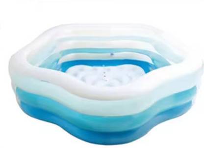 Intelligent Swim Center Summer Color Pool 185cm x 180cm x 53cm Inflatable Swimming Pool