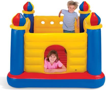 KinderTales Vinyl Bounce House JUMP -O-LENE Inflatable (IND*17) With Free Pump Inflatable Hoppers & Bouncer