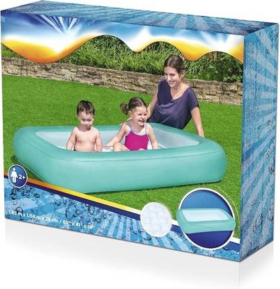Intelligent Plastic Rubber Square Shape Baby Bathing Swimming Pool Tub Inflatable Swimming Pool