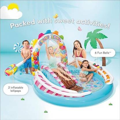 Intelligent Children's pool (IND*150) inflatable Candy Play Center Inflatable Swimming Pool
