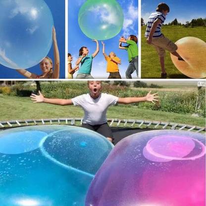 swabs Inflatable Bubble Ball, Water-Filled Big Amazing Inflatable Rubber Balls Inflatable Ball