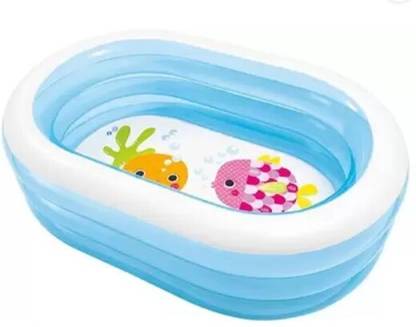 Intelligent Fun Inflatable Swimming Poo With Pumpl (Blue) Inflatable Swimming Pool