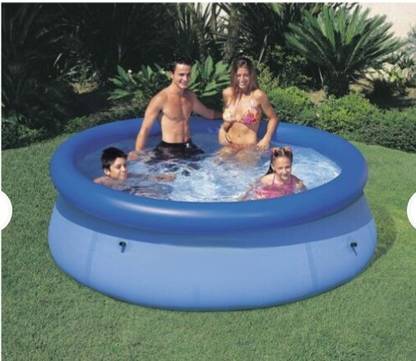 Tiny Tales Intex (IND*98) 8FT Easy Set Pool With Free Pump Inflatable Swimming Pool