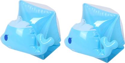 PROBEROS Inflatable Buoyancy Floats for Kids Swimming Training Cartoon Blue Whale Inflatable Swimming Pool