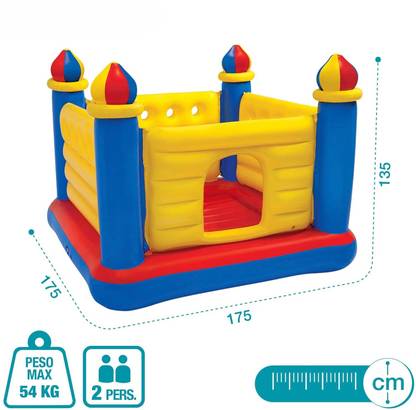 Intelligent NEW IN BOX INTEX JUMP-O-LENE CASTLE BOUNCER WITH PUMP Inflatable Hoppers & Bouncer