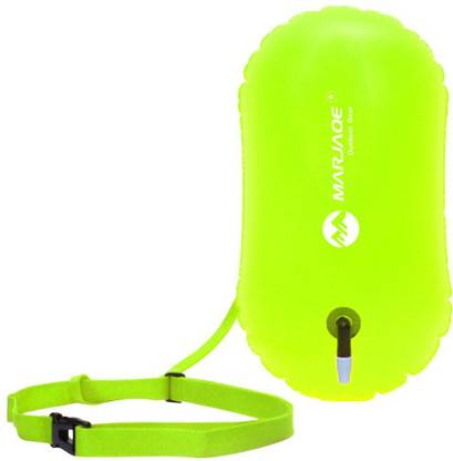 Calandis High Visibility Swim Bubble Buoy Swimming Tow Float For Open Water Swimmers Swim Floatation Belt