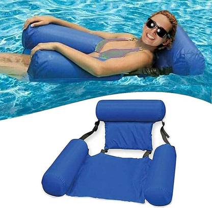 REMICH Floats for Swimming Pool, Pool floaties, Pool Chairs (chair pool) With Pupm Inflatable Swimming Pool