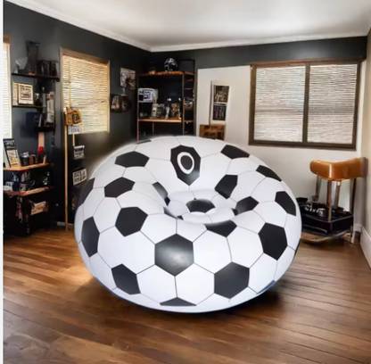 TinyTales Sofa Angin Bola Soccer / Sofa Santai Lazy Chair Sofa Vinyl 1 Seater Inflatable Sofa