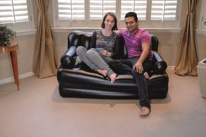 MS MODSTYLE Vinyl 2 Seater Inflatable Sofa