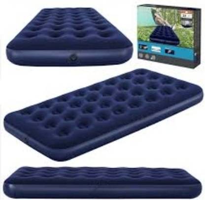 HornFlow Portable Premium Series Inflatable Air Bed with free pump Vinyl 1 Seater Inflatable Sofa