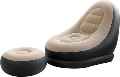 PAVITYAKSH Inflatable Relaxing Comfortable Chair Sofa PU Leatherette 2 Seater Inflatable Sofa