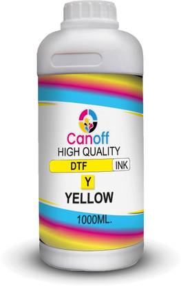 canoff DTF Pigment Ink Suitable for All Direct to Flim Printer All-in-One Versatile Yellow Ink Bottle