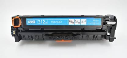PRINTODOME PDC-312-381A Cyan Toner Cartridge Compatible with HP CF381A Cyan Ink Toner
