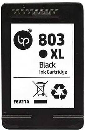 blue power 803 803/F6V23AA 1112, 1111, 2131, 2132 Black Ink Cartridge