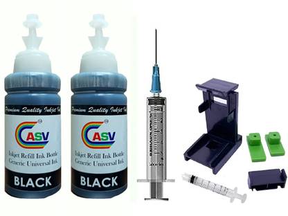 ASV Refill ink Compatible for Canon MG2570S printer ink 47 Black Ink Cartridge