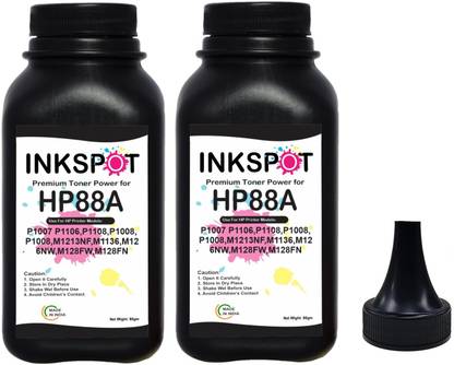 Inkspot 88A Powder for CC388A Cartridge for HP Laserjet Printer P1007P1106 P1108 P1008 Black Ink Toner Powder