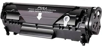 spotink Easy Refill Q2612A Toner Compatible for H-P Printers Black Ink Toner