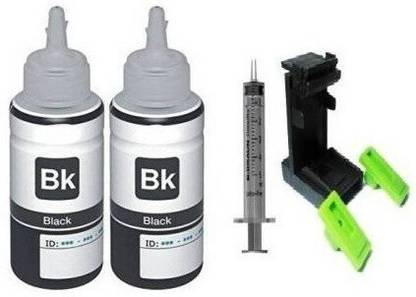 Ang Ink 100ml*2 for HP Cartridges+Suction tool for HP DeskJet 1112 Printer Black Ink Cartridge