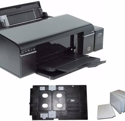 PRINTER PARTNER PVC ID Card Tray+Original Stacker Combo for EpsonL800,L805,L810,L850,Printers. Black Ink Toner