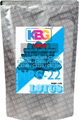 KBG ORIGINAL For CANON NPG-22 IR C2600 C2600N C2620 C2620i C3200 C3220 C3220N Cyan Ink Toner Powder