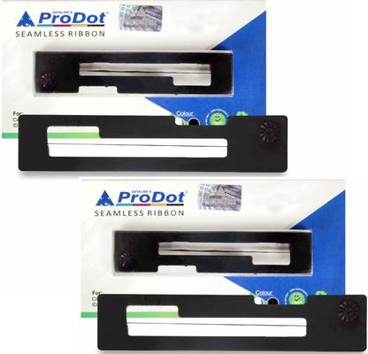 PRODOT Ribbon Cartridge Compatible with Citizen DM 910 Dot Matrix Printer (Pack Of 2) Black Ink Cartridge