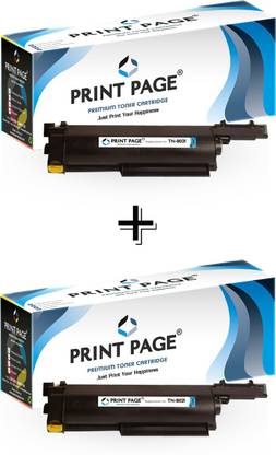 Print Page Toner Cartridge (Pack of 2) Black - Twin Pack Ink Toner