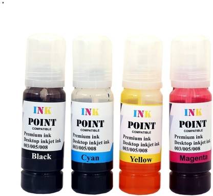 inkpoint Compatible Ink for Epson L3110 L3150 L3250 L3116 L3101 L3210 L3215 L3216 Printer Black + Tri Color Combo Pack Ink Bottle