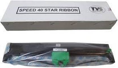 HipponixTech Original TVS Passbook Printer Speed 40 Star Ribbon Cartridge Black Ink Cartridge
