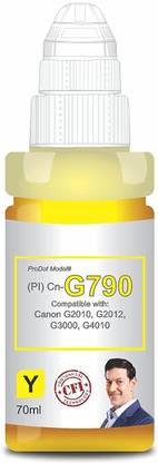 PRODOT Cn-G790 Inkjet Ink Refill Compatible with Canon Pixma G1000, G1010, G2000, G2010 Yellow Ink Bottle
