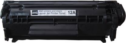Ang 12A Compatible for HP LaserJet - 1010,1012,1015,1018,1020,1022,1022n,3020 Black Ink Cartridge