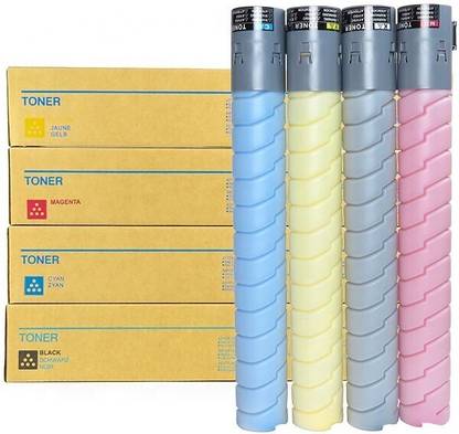 vevo toner cartridge Tn223 (4 Color-Set ) Compa Black + Tri Color Combo Pack Ink Toner