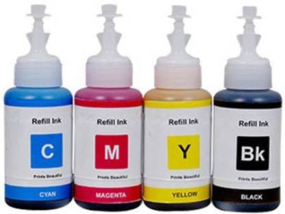 Printcare Refill Ink for MG3670, MG2970, iP7270, MG2577, MG3070, MG2570, MG3077, MG2470, MG2577, MG3170, MP2870, iP7270, E510, E600, 3170, E560 PIXMA E, MG, MP REFILL INK FOR CANON CARTRIDGES Black + Tri Color Combo Pack Ink Bottle