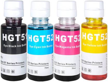 RAMKE ,GT5810,GT5820,GT5821 Black + Tri Color Combo Pack Ink Bottle