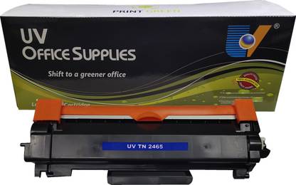 uv infotech TN 2465 TONER CARTRIDGE COMPATIBLE FOR DCP-L2351DW, DCP-L2531DW, DCP-L2535DW,DCP-L2550DW , HL-L2395DW , MFC-L2710DW , MFC-L2713DW ,MFC-L2715DW , MFC-L2716DW ,MFC-L2730DW ,MFC-L2750DW , MFC-L2751DW ,MFC-L2770DW, MFC-L2771DW Black Ink Cartridge