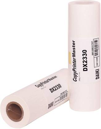 canoff DX 2330 A4 Master Roll for RICOH Copy Printer-2 Rolls White Ink Cartridge