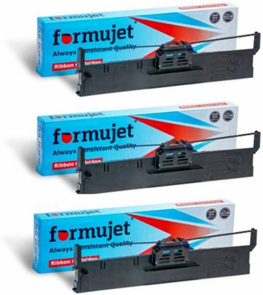 Formujet PLQ 20/22/30 Dot Matrix Printer Ribbon Compatible for PLQ-20/20M/20K/20KM Black Ink Cartridge
