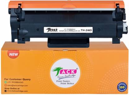 Tack TN-2465(Part No.PP36975)Black Toner Cartridge Compatible for Brother DCP-L2531DW Black Ink Toner
