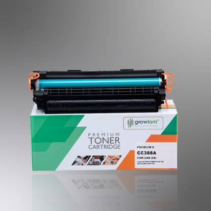 Growlam CC388A/388A Laser Toner Printer Cartridge, Excellent & Crisp Printout Black Ink Cartridge