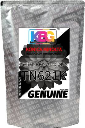 KBG ORIGINAL BIZHUB PRESS C71hc (TN-621K) 500g Black Ink Toner Powder