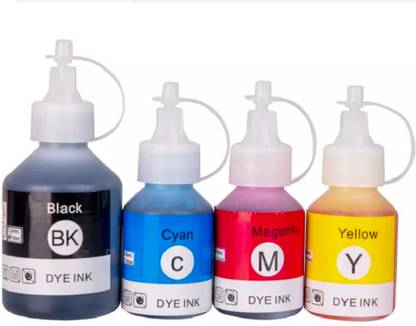 ASV Refill ink For brother DCP-T226 Multi-function Color Inkjet Printer Black + Tri Color Combo Pack Ink Bottle